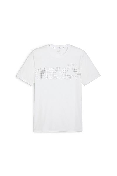 Puma Mens RUN "FAVORITE" Graphic T-shirt - White