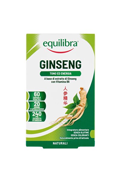 Equilibra Ginseng Supliment Tonic, Adaptogen Contra Oboselii Fizice si Psihic...