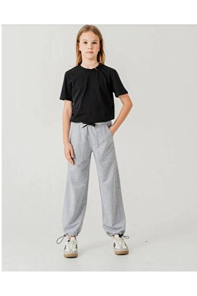 RAPAPA Γκρι Pocket Stone Leg Brit Elastic Πώμα για κορίτσια Φούτερ 6168