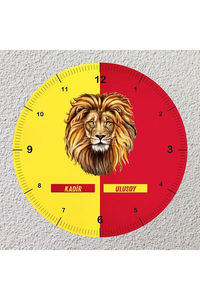 Çılgıntrend Glass Wall Clock for Fans – Take Team Spirit to the Walls!