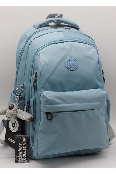 MegiHero School Backpack Unisex Water Resistant Fabric School Bag Grc2500 Blue