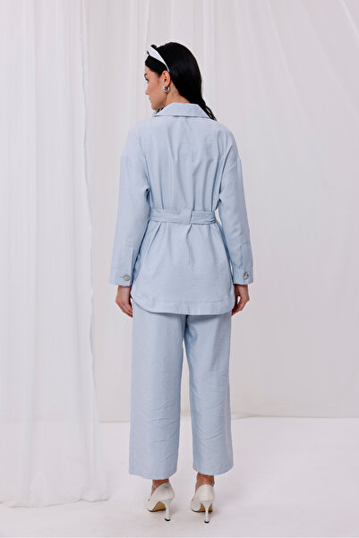 Jupe Kadın Modal Kumaş Geniş Paça Pantolon 6079