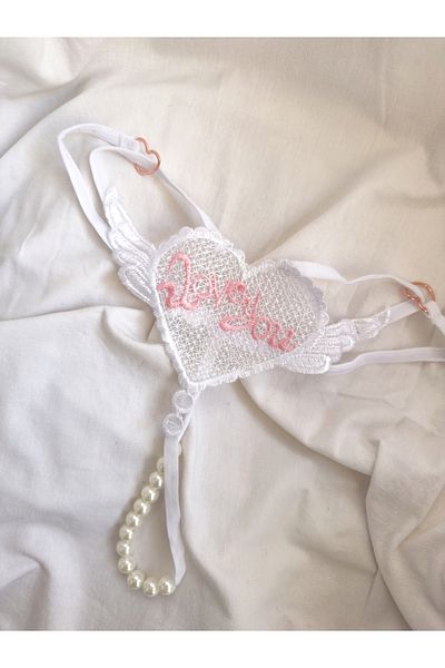 G&H UNDERWEAR Pearl Patterned String