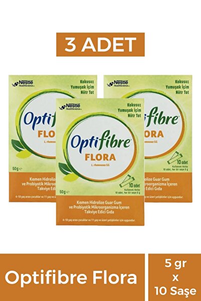 Genel Markalar Opti Fibre Flora 5 gr x 10 Saşe 3 Adet