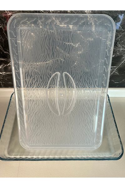 Righton Luxury Patterned Plastic Rectangular Pyrex Cover