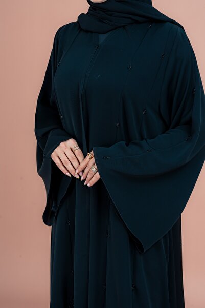 IKKXA Classic Abaya with Fine Handwork