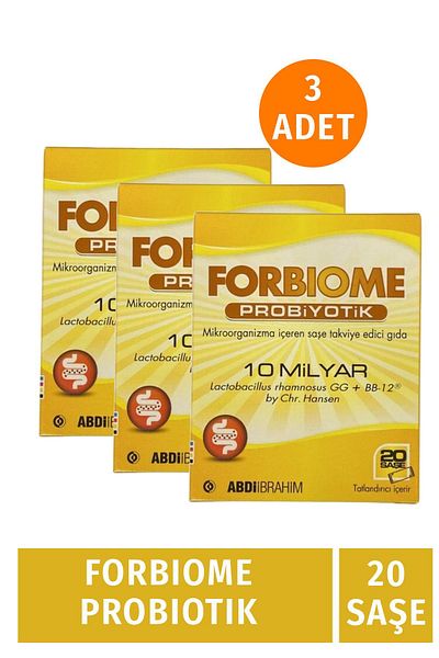 Seddar Collection Forbiome Probiotic 20 Sachets 3 Pieces
