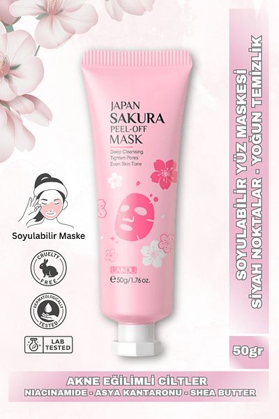 LAIKOU Peelable Face Mask Blackhead Oil and Anti-Acne Prone Skin 50ml