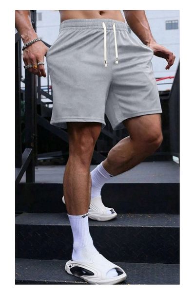 DAXİS Sportwear Company Ανδρικό χτενισμένο βαμβακερό σορτς με στάμπα
