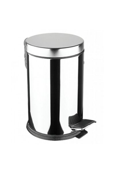 Raki Cos gunoi cu pedala 5lt,crom RAKI 21xh26cm