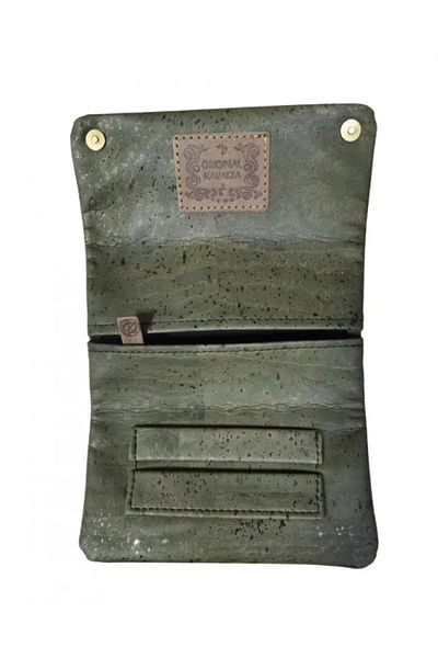 Kavatza Portofel tutun cork Kavatza Pouch Olive Deluxe