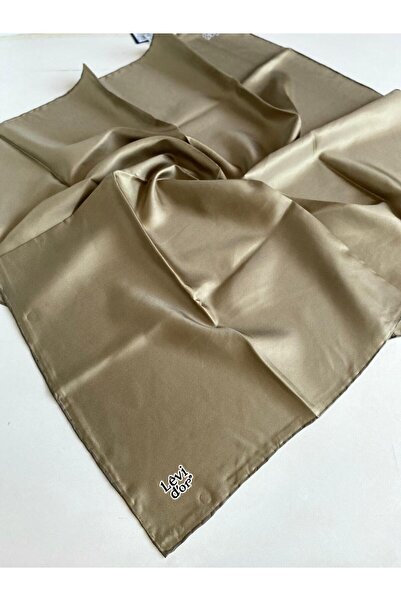 Levidor Eșarfă din mătase pură Tivil 49203 Verde măsline Culoare uni