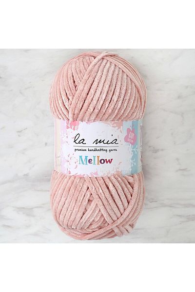 La Mia Yarn La Mia Mellow Powder Pink Hand Knitting Lanyard - 924 - 34168