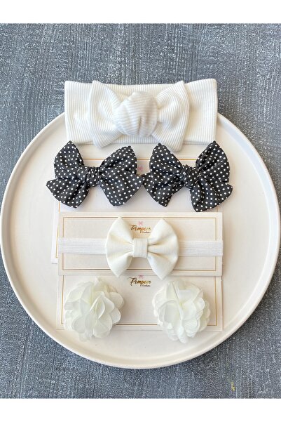 pempem bandana Σετ κοριτσίστικα κλιπ μπαντάνας με κορδόνια