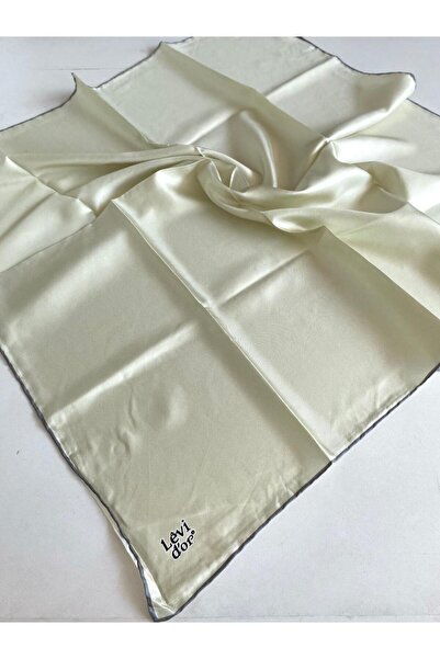 Levidor Tivil Pure Silk Scarf 49202 Κρεμ μονόχρωμο