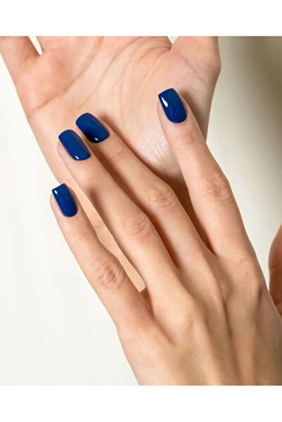 ZarDünya Lacivert Model Küt Takma Tırnak