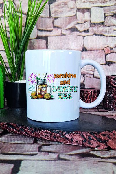giftkonsept Sunshine and Sweet Tea Printed Gift Mug