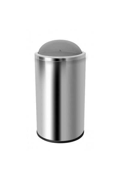 Raki Chrome waste bin with bucket RAKI VITA 20lt, 30xh51 cm