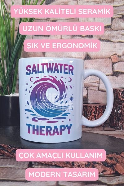 giftkonsept Saltwater Therapy Printed Gift Mug