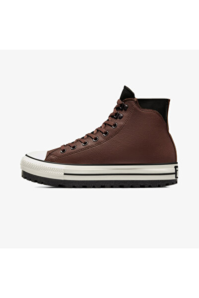 Converse Chuck Taylor All Star City Trek Su Geçirmez Unisex Kahverengi Deri Bot