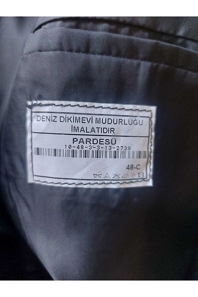 kho military design Commander of the Marine Forces Black Color (Trench) Zero Product (Size 48c-m)