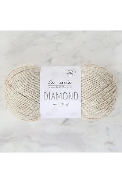 shop La Mia Diamond Beige Hand Knitting Yarn - L156 - 33730