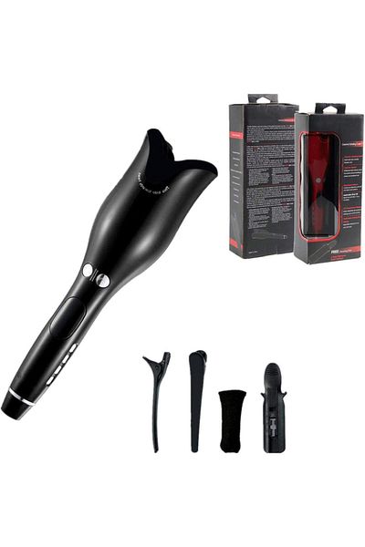 Generic Automatic Hair curler Curling Iron with Tourmaline Ceramic Heater and LED Digital Mini Portable Curl