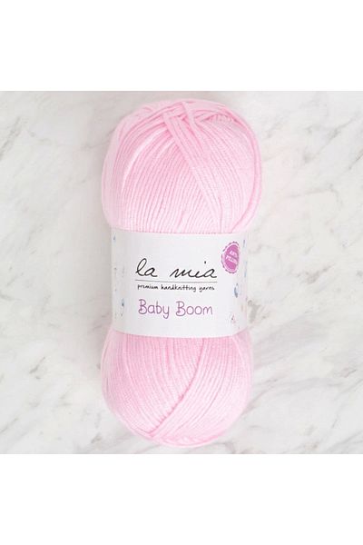LA MİA YARNS La Mia Baby Boom Baby Pink Hand Knitting Yarn - 782 - 34119