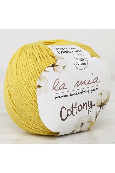 deposite Прежда за плетене La Mia Cottony Mustard Yellow за бебета - P31-L189 - 33663
