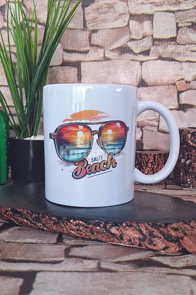 giftkonsept Salty Beach Printed Gift Mug