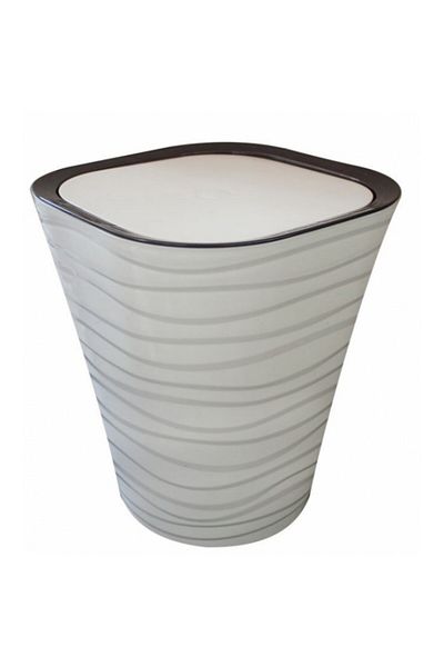 Raki Bathroom waste bin RAKI WELLE 9lt beige