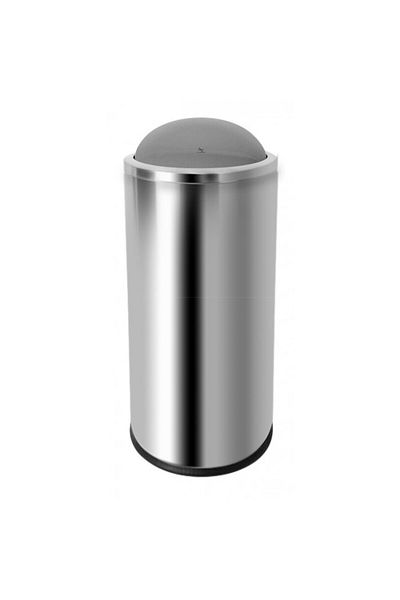 Raki Chrome waste bin with bucket RAKI VITA 30lt, 30x60cm