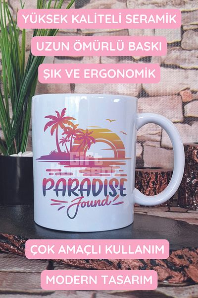 giftkonsept Paradise Found Printed Gift Mug
