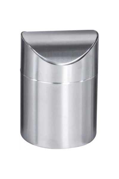Raki Cos pentru birou RAKI inox cu capac batant 1,25lt