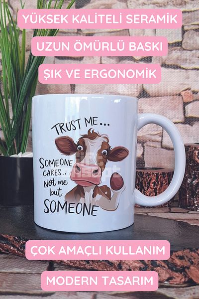 giftkonsept Trust Me Someone Cares Printed Gift Mug
