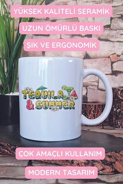 giftkonsept Tequila and Summer Printed Gift Mug