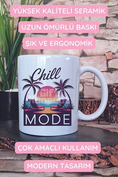giftkonsept Chill Mode Printed Gift Mug