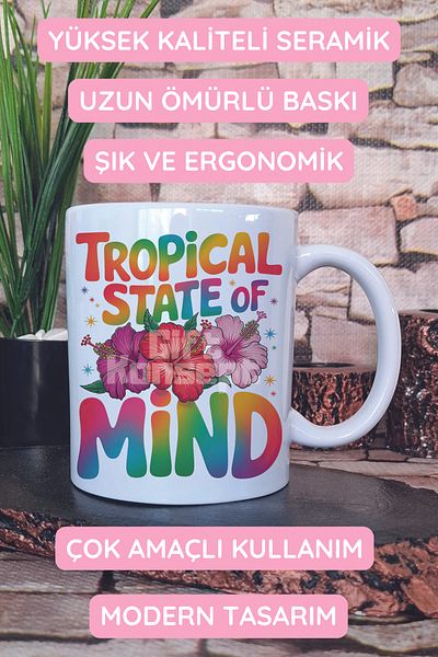 giftkonsept Tropical State of Mind Printed Gift Mug