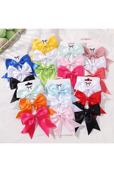 LO ADORO 3 Pieces of Girls' Buckles 10 Colors You Can Choose the Color in the Option Description Part Accessory