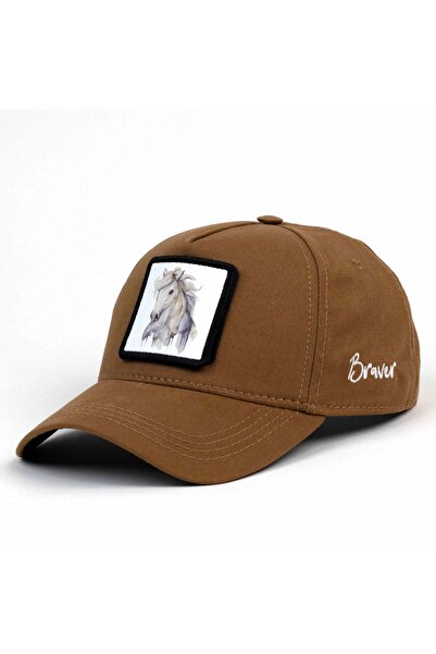 Braver Collection Braver Camel At Patch Şapka