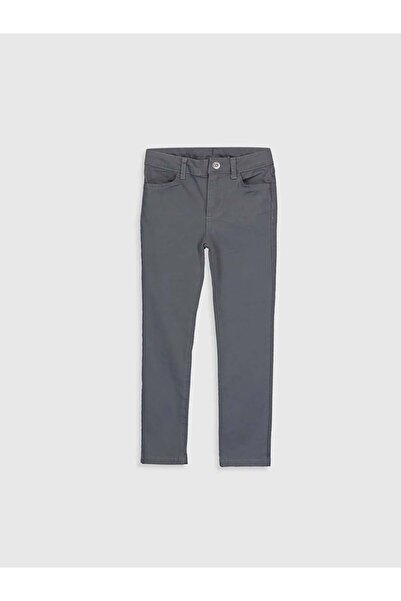 LC Waikiki LCW Kids Antrasit Kız Çocuk Slim Pantolon