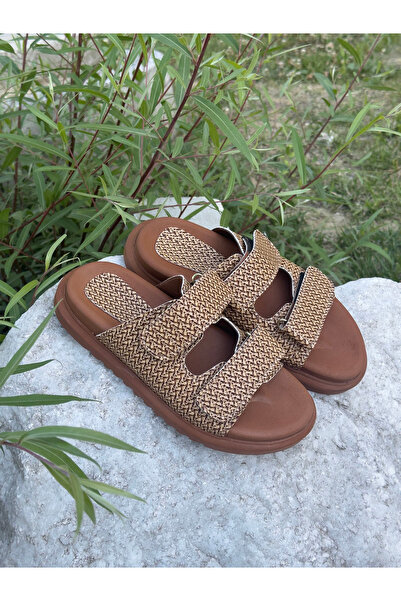 MİLAYA SHOES Rona Summer Women's Slippers