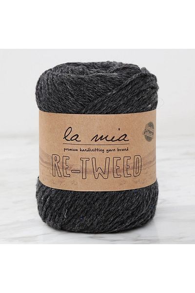 TİCARETSEPETİM La Mia Re-Tweed Dark Gray Melange Hand Knitting Yarn - L158