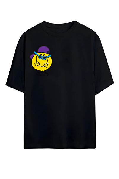 MAGORS ديدي كول سمايلي - تي شيرت كبير الحجم