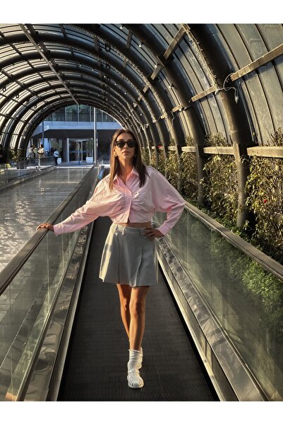 NK Gray High Waist Shorts Skirt / Tennis Club Collection