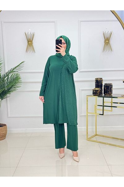 Enans Design Women's Hijab 2-Piece Set Tunic & Trousers