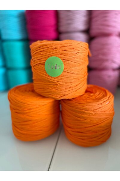 Leila Design خيط قطن ممشط برتقالي (600-650 جرام) السعر لقطعة واحدة