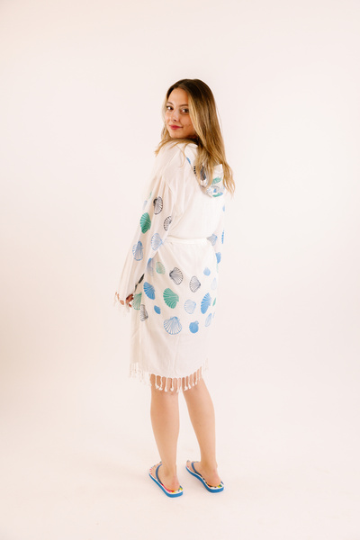 geef kıds Women's Hooded Bamboo Beach Dress