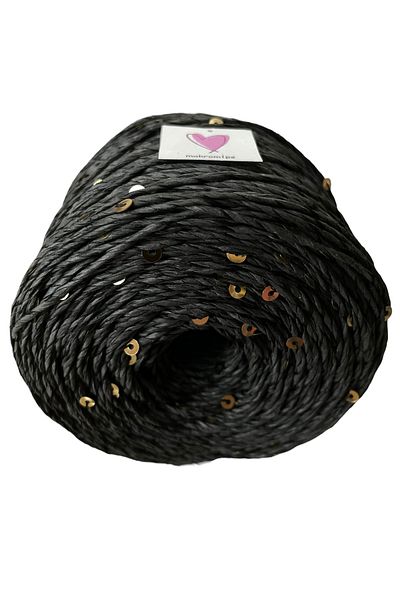 Makromİps Paper Yarn with Sequence Sequence (250Gr) Natural Wicker Kraft Crochet Hobby Hand Knitting Yarn Bag Basket Decoration