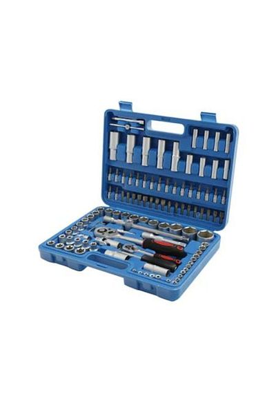 Brivoo® Trusa Scule Tubulare 108 Piese – Set Profesional Chrome Vanadium, complet si durabil, Brivoo®